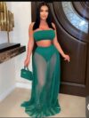 Crop Top Long Skirt