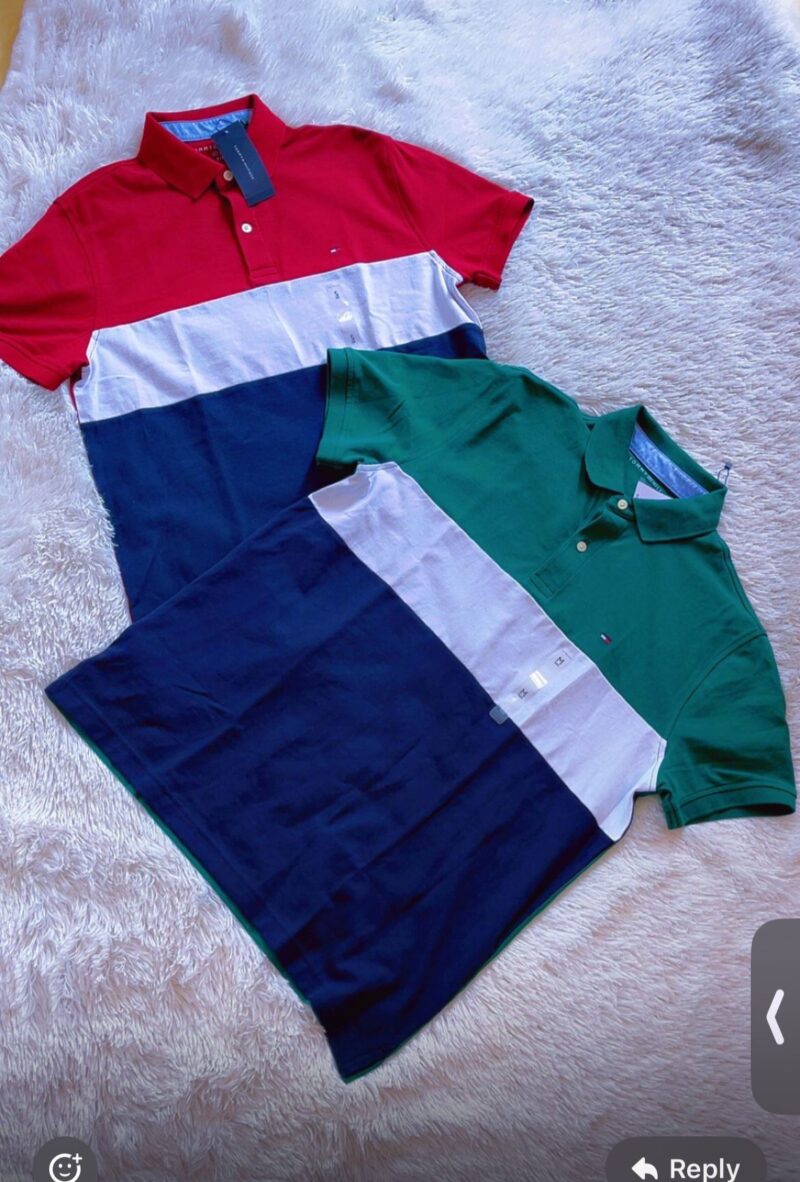 Red, Yello & Green Tommy Hilfiger T-shirts - Image 2