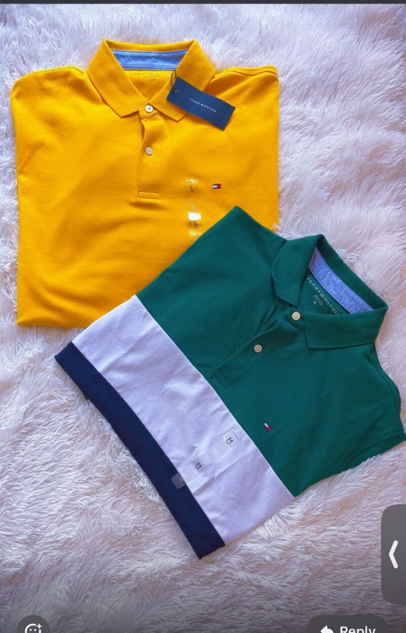 Red, Yello & Green Tommy Hilfiger T-shirts - Image 3