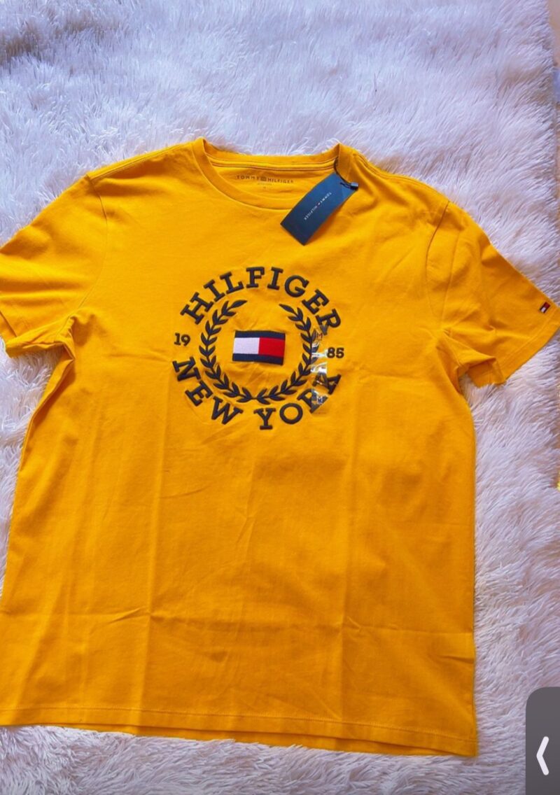Red & Yellow Tommy Hilfiger T-shirts