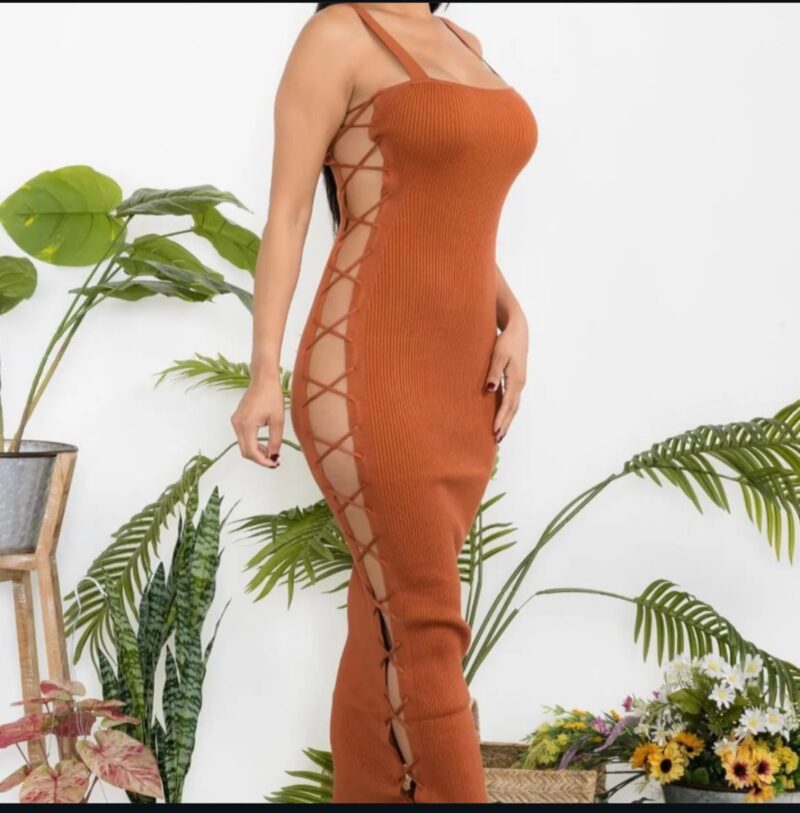 Long Brown Dress