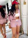 Crop Top Short Set