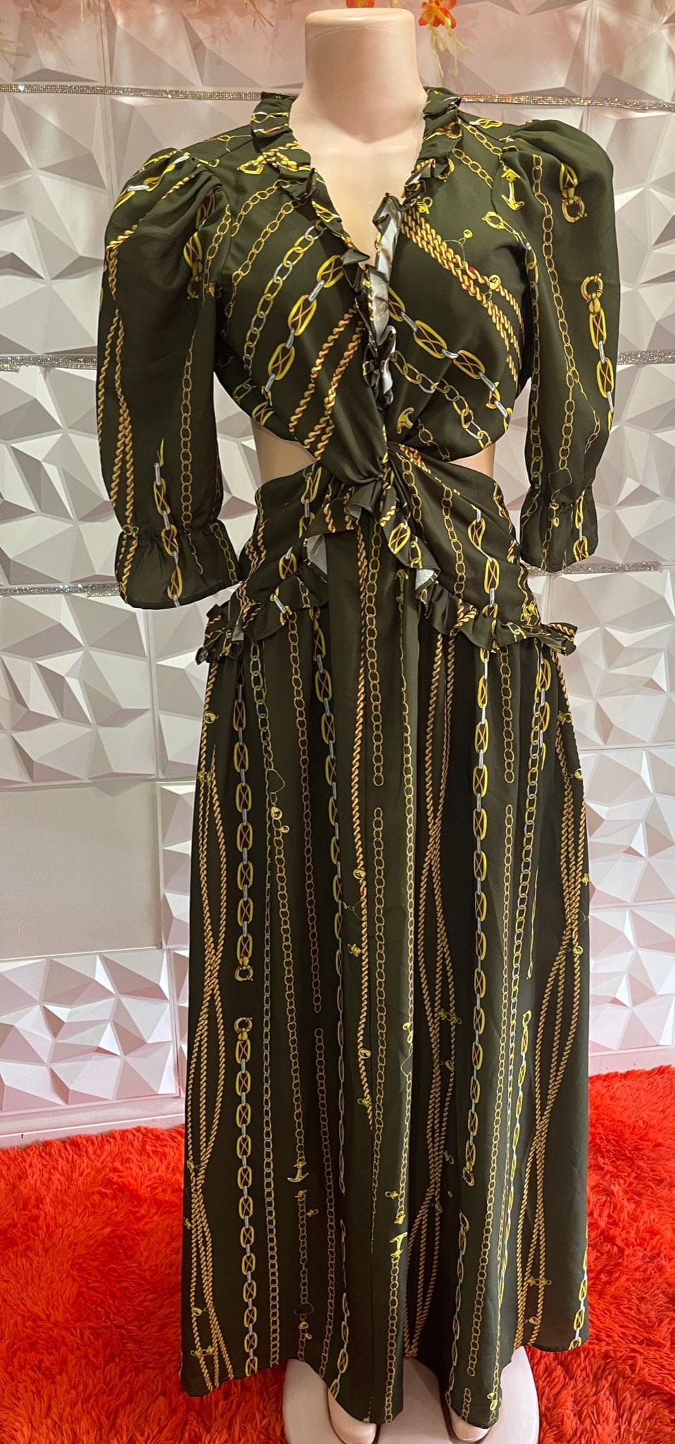 Cut Back Brunch Dress